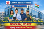 Central Bank of India Recruitment 2026