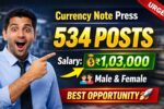 Currency Note Press CNP Recruitment 2026