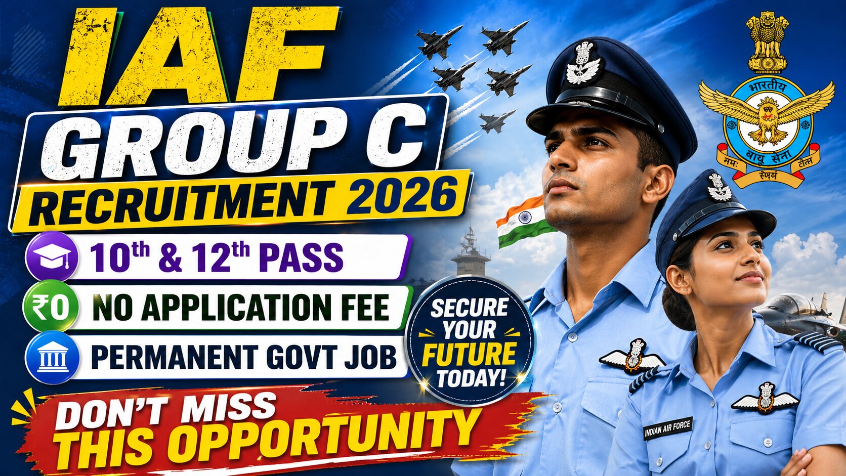 IAF Group C Civilian Recruitment 2026