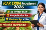 ICAR CRIDA Recruitment 2026