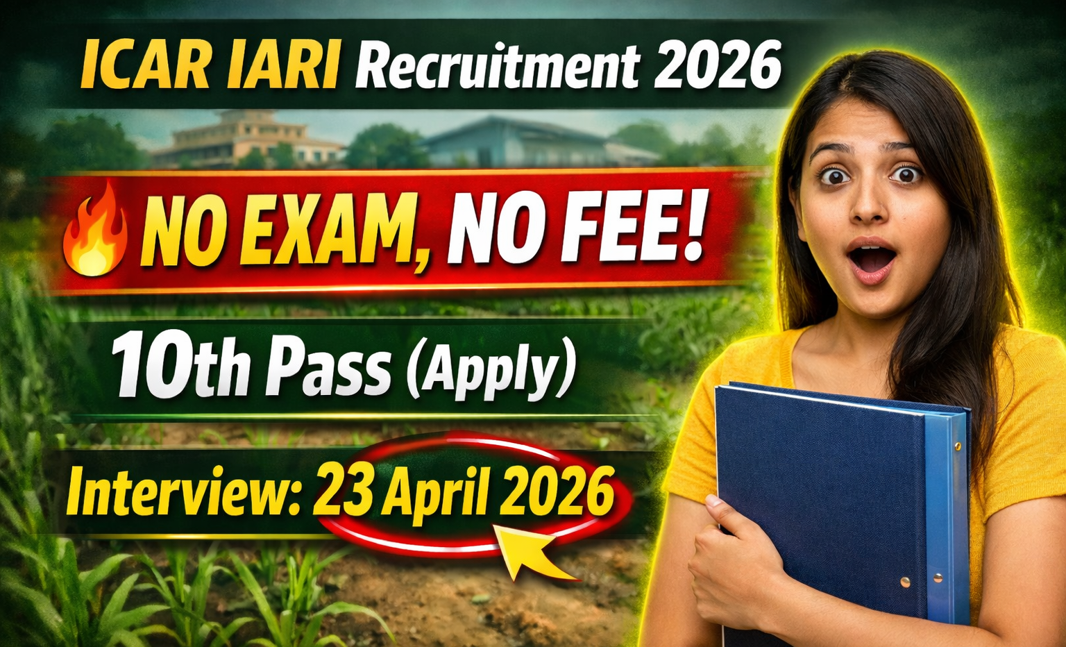 ICAR IARI Recruitment 2026