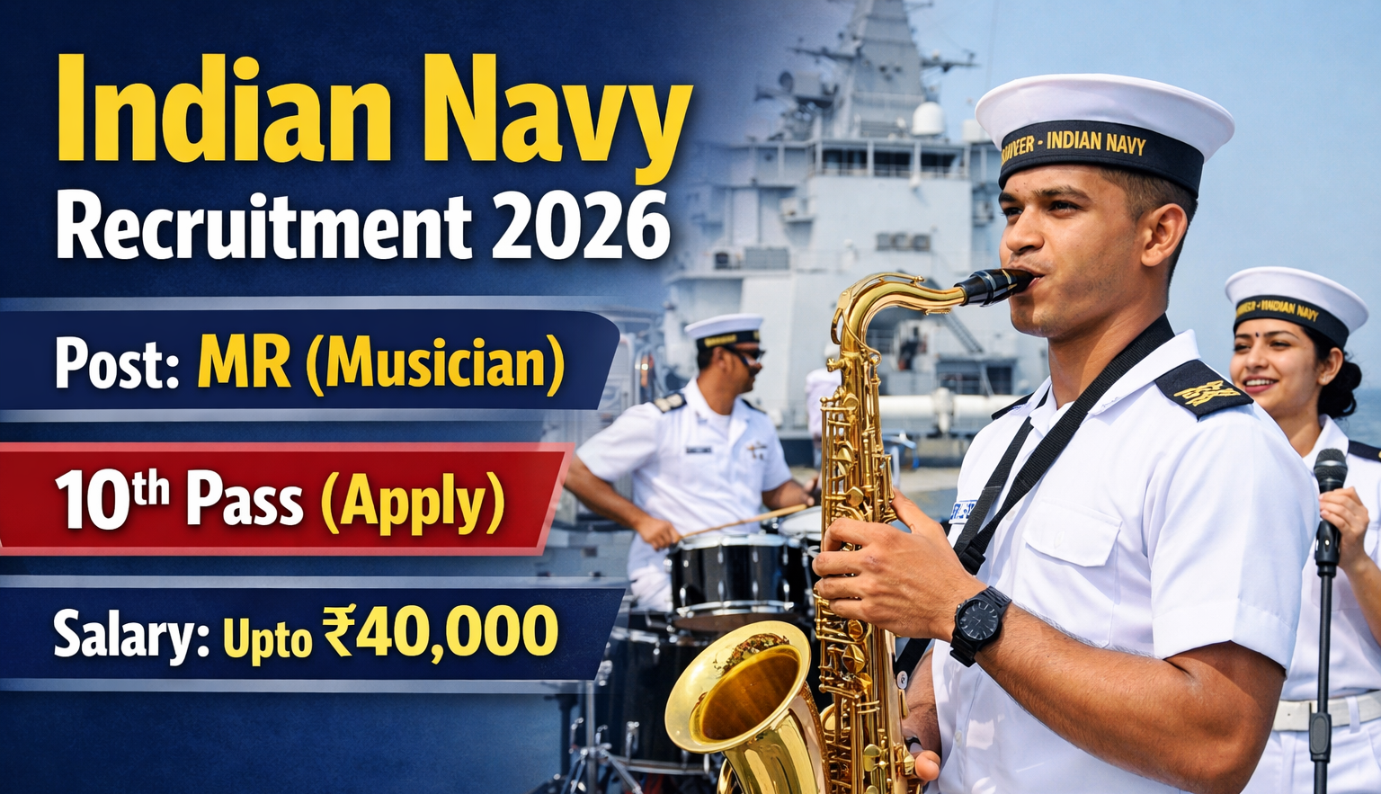 Indian Navy Agniveer MR (Musician) Recruitment 2026
