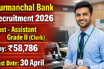 Kurmanchal Nagar Sahkari Bank Clerk Recruitment 2026