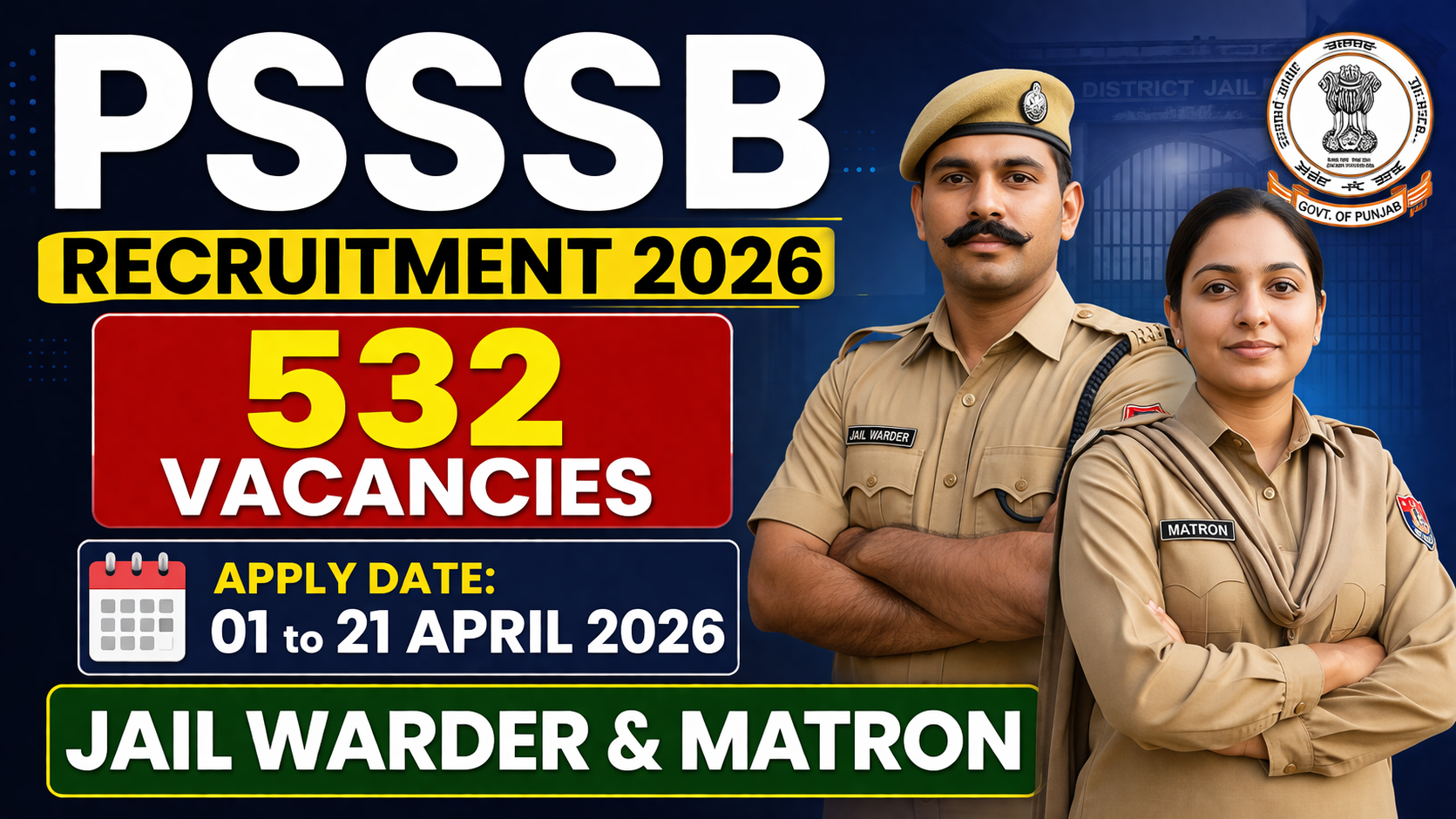 PSSSB Recruitment 2026