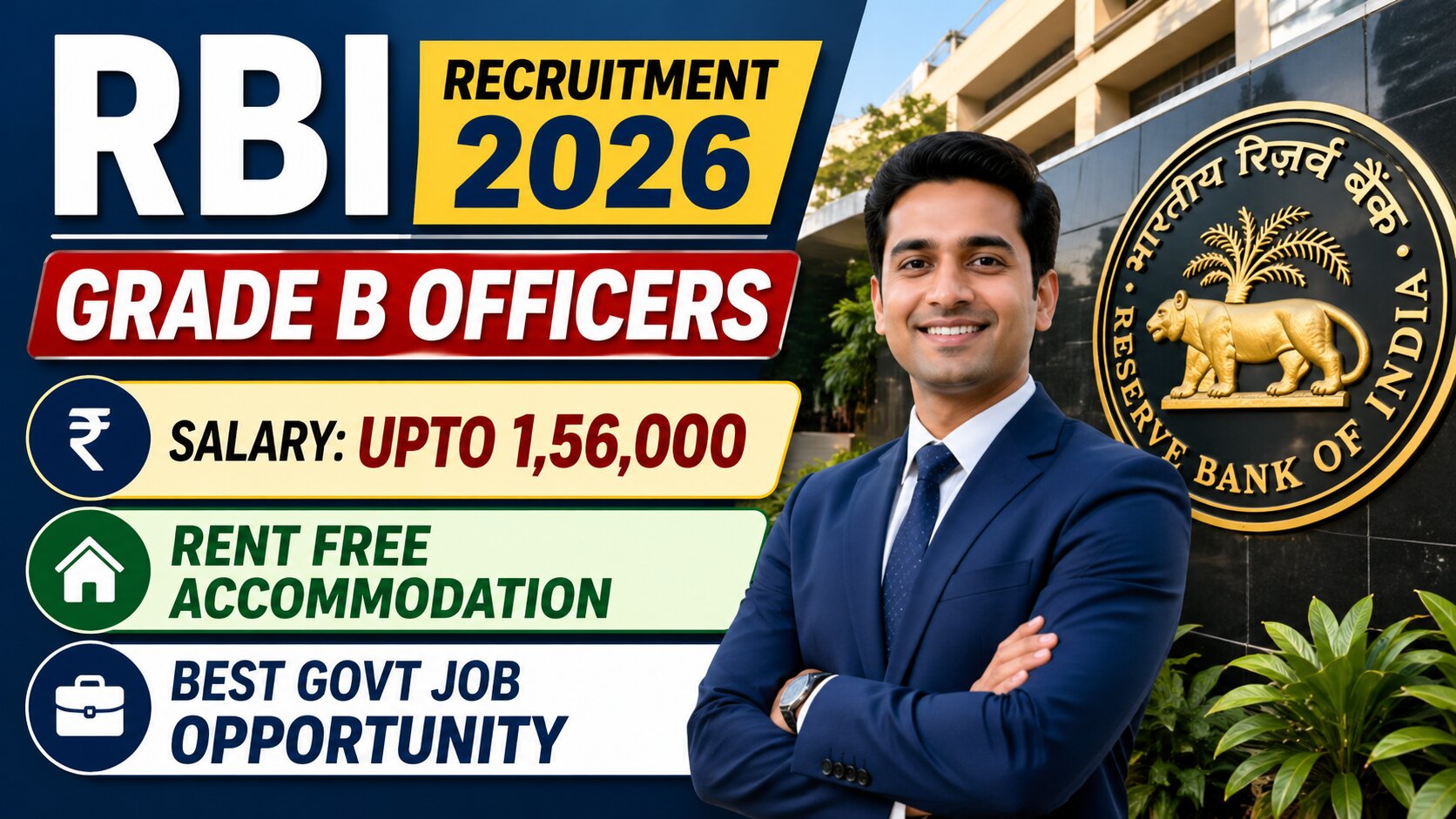 RBI Grade B Officers Recruitment 2026