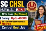 SSC CHSL Recruitment 2026