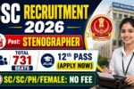 SSC Stenographer Recruitment 2026