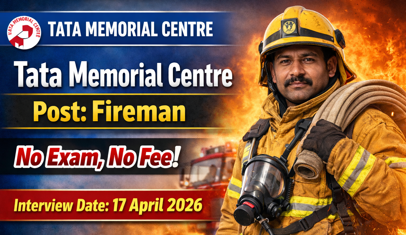 TMC Fireman Recruitment 2026