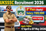 UKSSSC Recruitment 2026