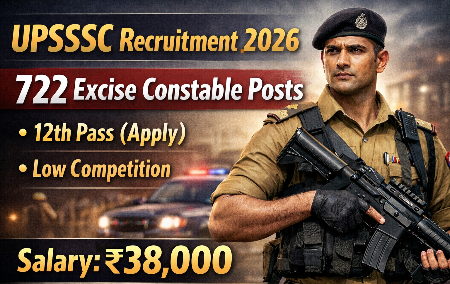 UPSSSC Excise Constable Recruitment 2026