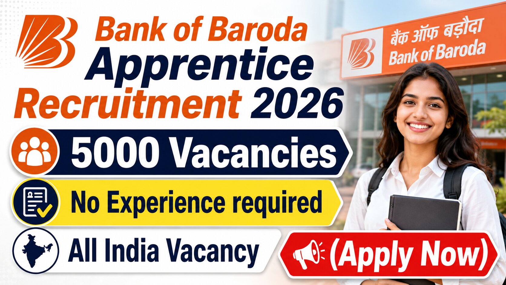 Bank of Baroda Apprentice Recruitment 2026