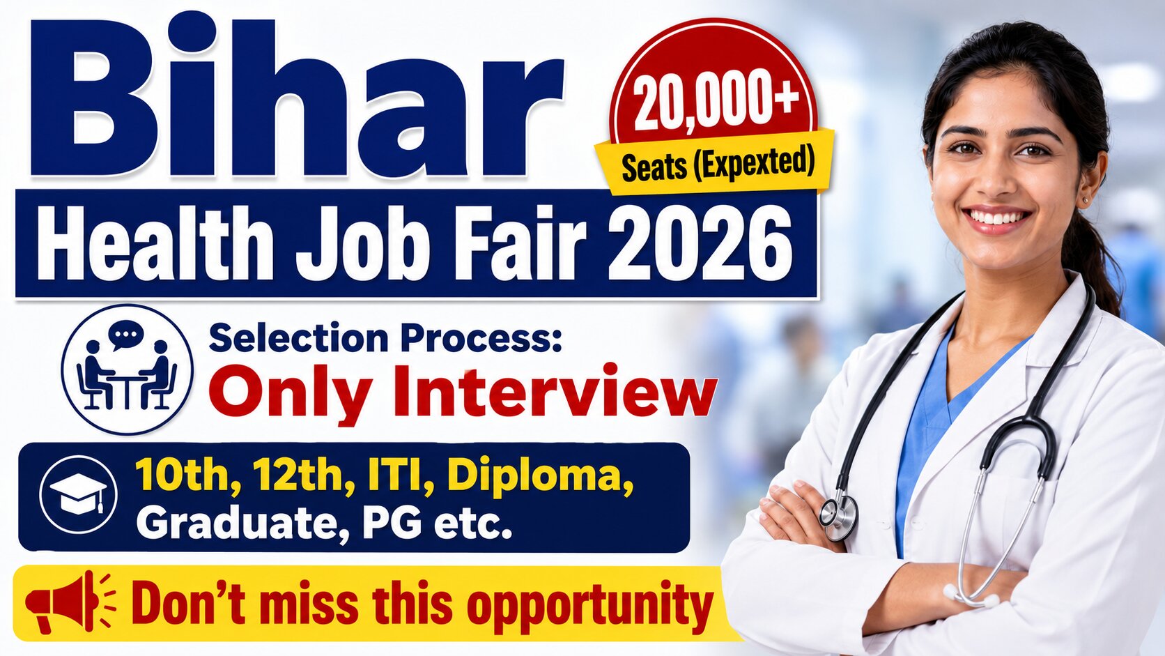 Bihar Health Job Fair 2026