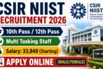 CSIR NIIST Recruitment 2026