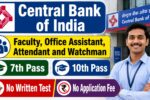 Central Bank of India RSETI Recruitment 2026
