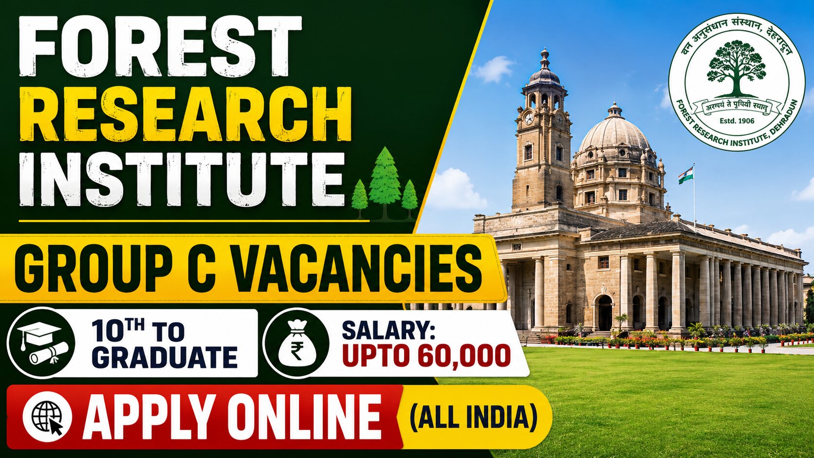 Forest Research Institute Group C Recruitment 2026