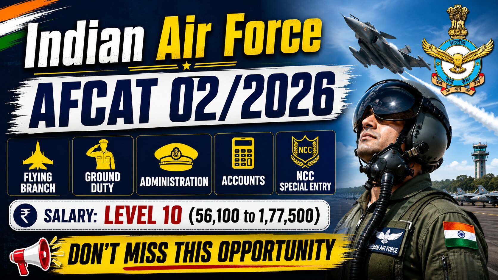 Indian Air Force AFCAT 02 2026