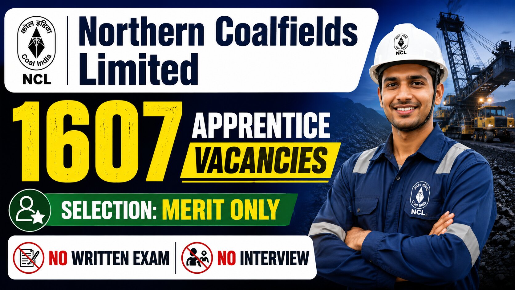 Northern Coalfields Limited Apprentice Recruitment 2026