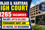 Punjab and Haryana High Court Clerk Recruitment 2026