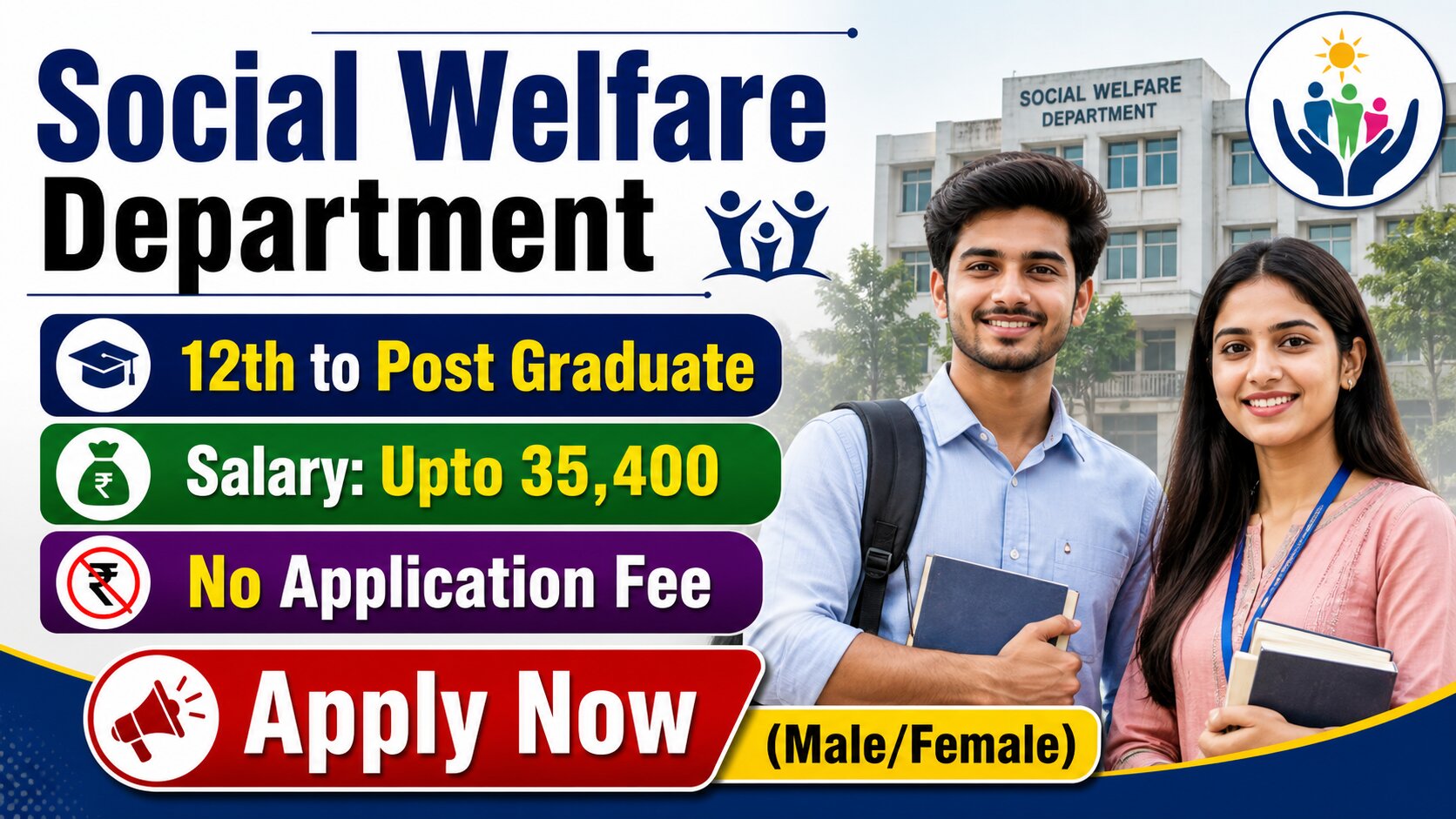 Social Welfare Department Recruitment 2026