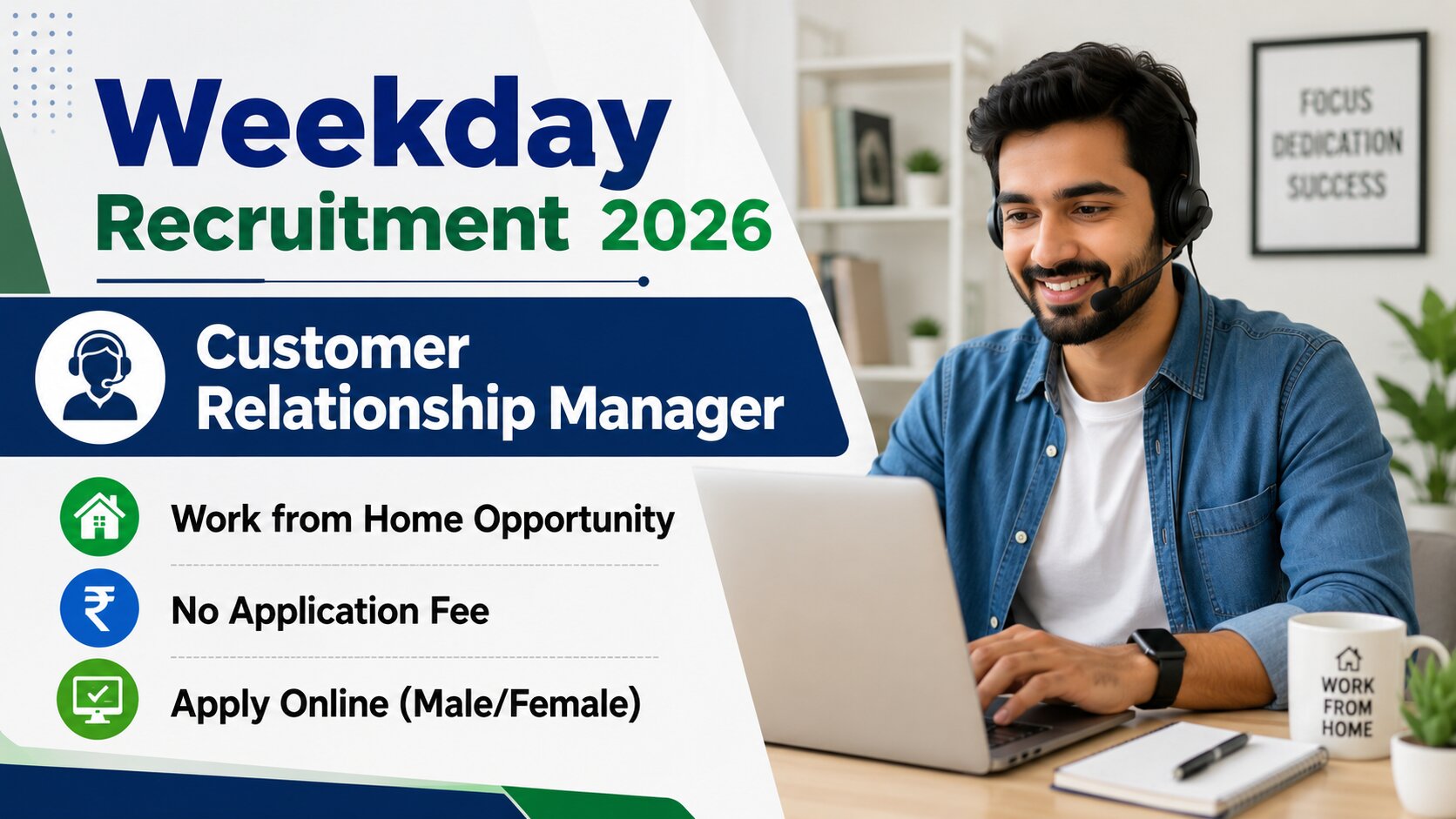 Weekday Work From Home Recruitment 2026