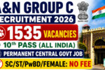 Andaman and Nicobar Group C Recruitment 2026