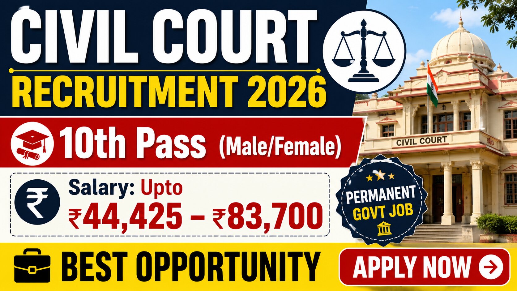 Civil Court Recruitment 2026