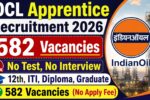 Indian Oil IOCL Paradip Refinery Apprentice Recruitment 2026