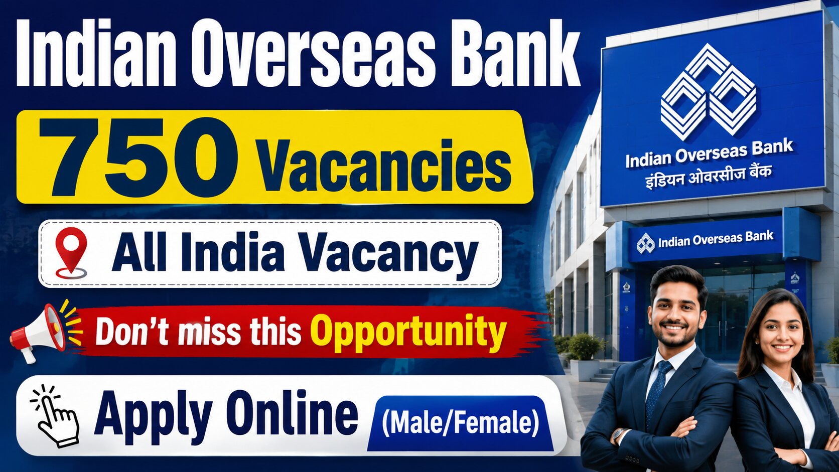 Indian Overseas Bank IOB Apprentice Recruitment 2026