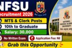 NFSU Clerk and MTS Recruitment 2026