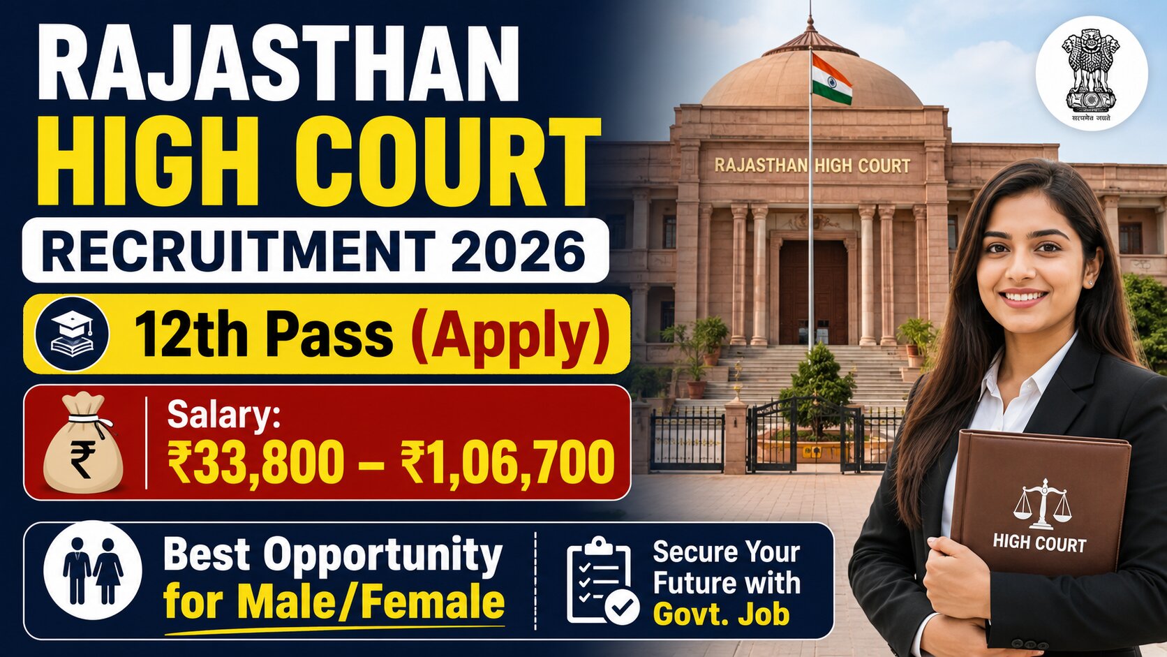Rajasthan High Court Stenographer Recruitment 2026