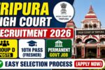 Tripura High Court Group D Recruitment 2026