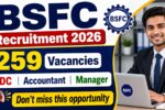 BSFC Recruitment 2026