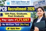 CPCB Recruitment 2026