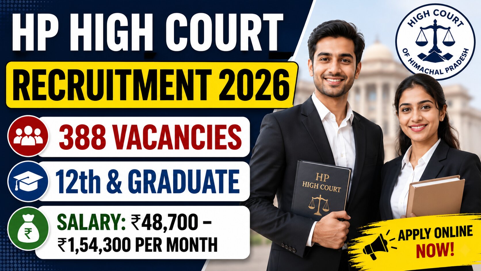 HP High Court Recruitment 2026