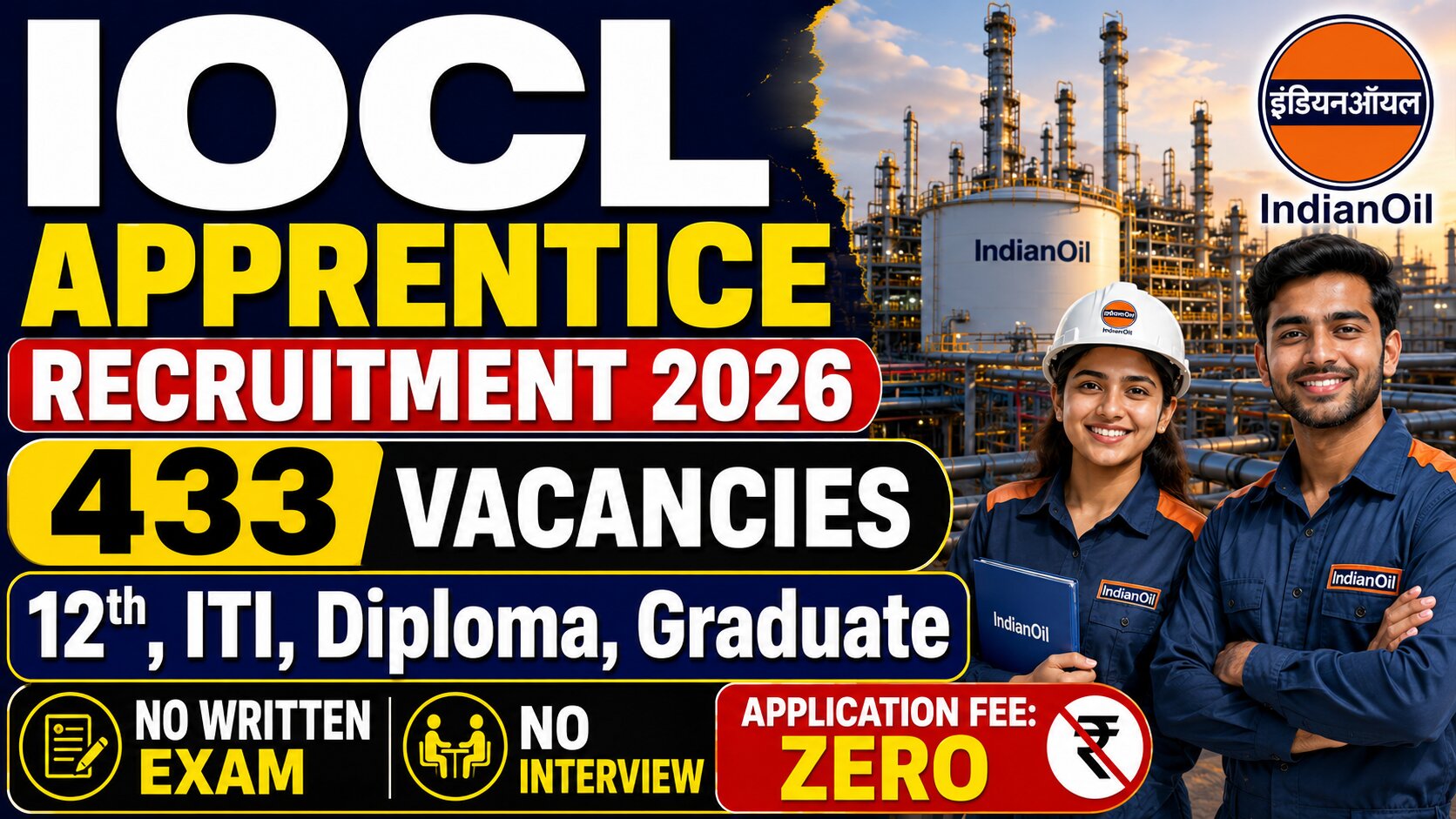 IOCL Apprentice Recruitment 2026