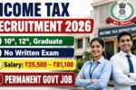 Income Tax Sports Quota Recruitment 2026