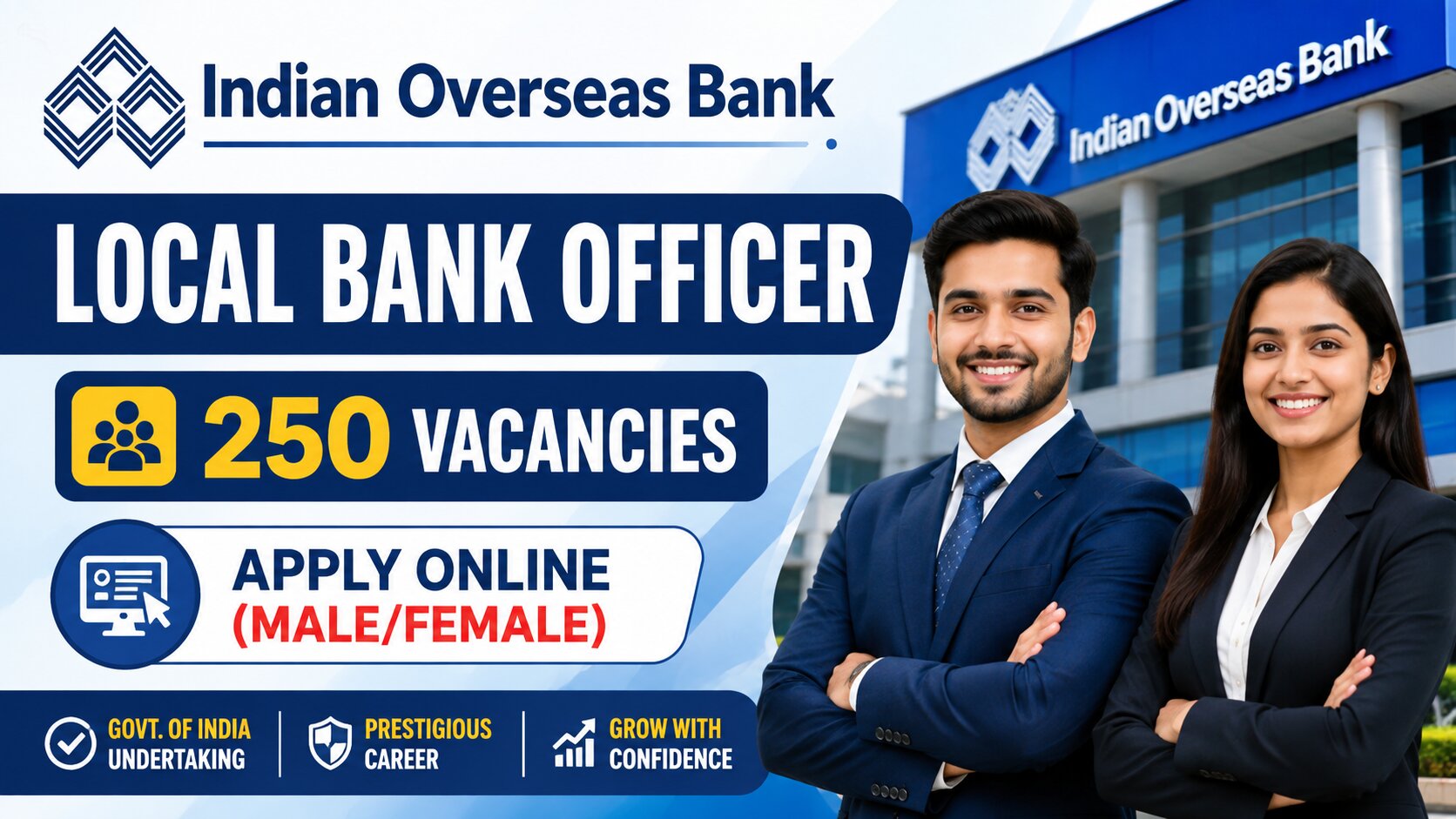 Indian Overseas Bank Local Bank Officer Recruitment 2026