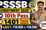 PSSSB Group D Recruitment 2026