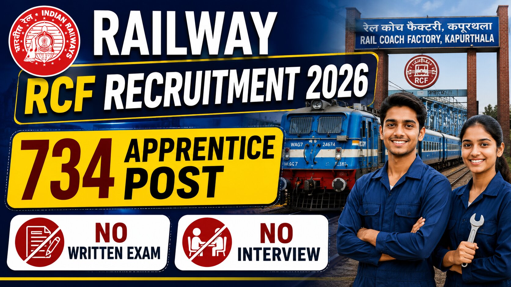 RCF Kapurthala Apprentice Recruitment 2026