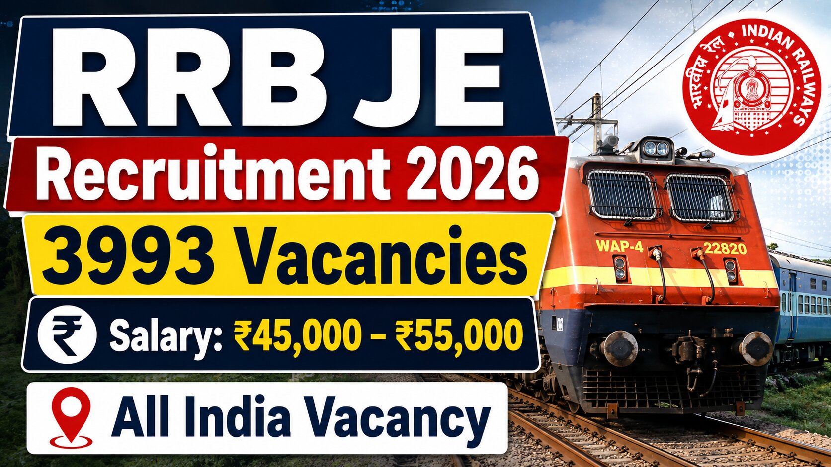RRB JE Recruitment 2026