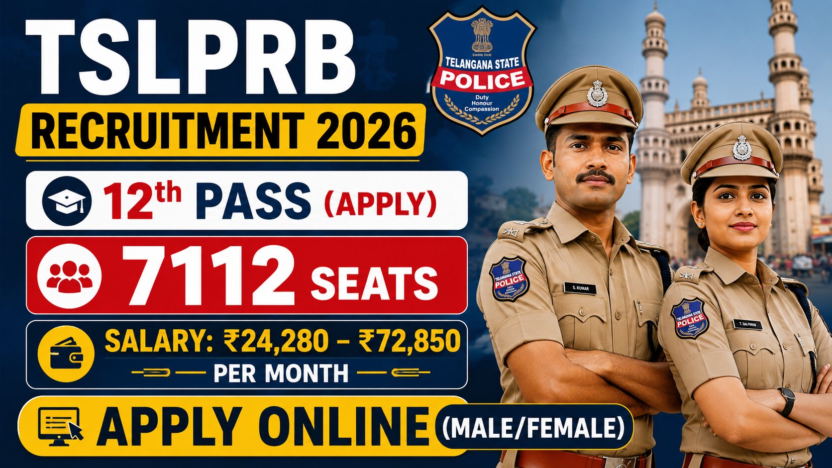 TSLPRB Police Constable Recruitment 2026