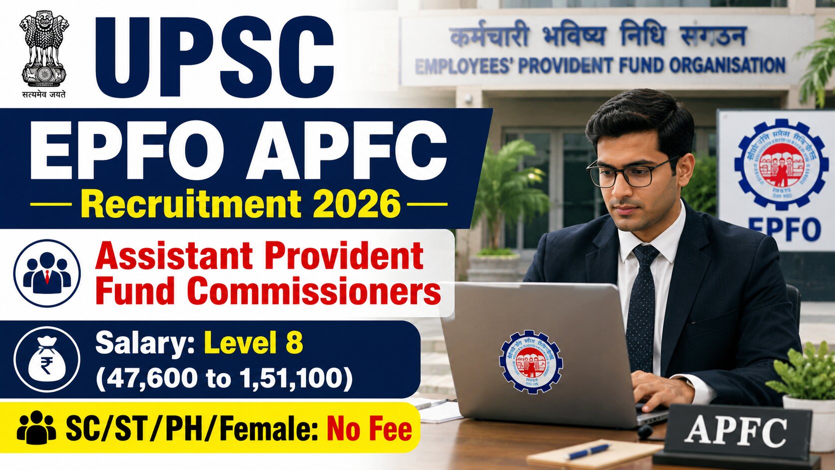 UPSC EPFO APFC Recruitment 2026