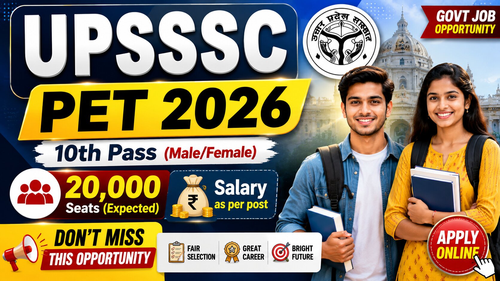 UPSSSC PET Recruitment 2026