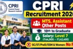 CPRI Recruitment 2026