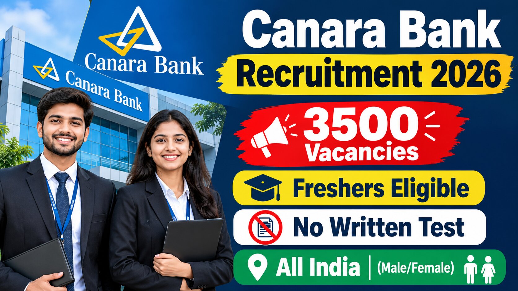 Canara Bank Apprentice Recruitment 2026