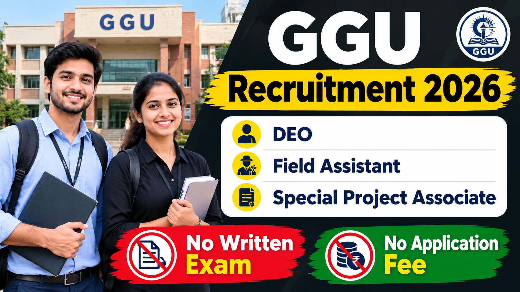 GGU Recruitment 2026