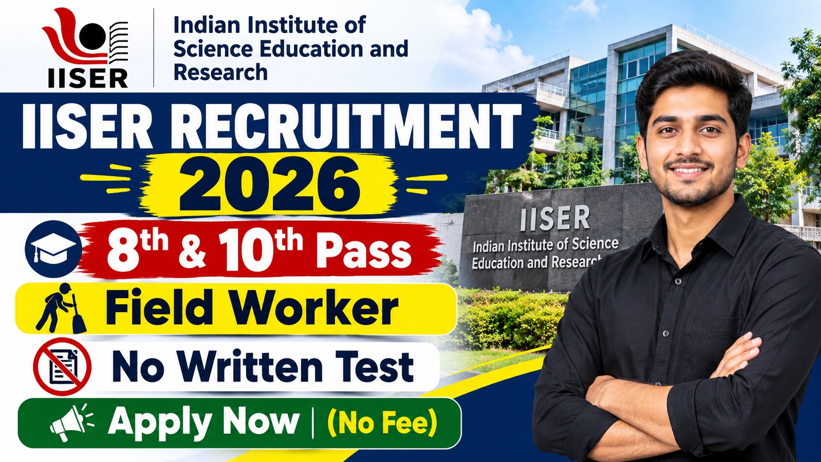 IISER Field Worker Recruitment 2026
