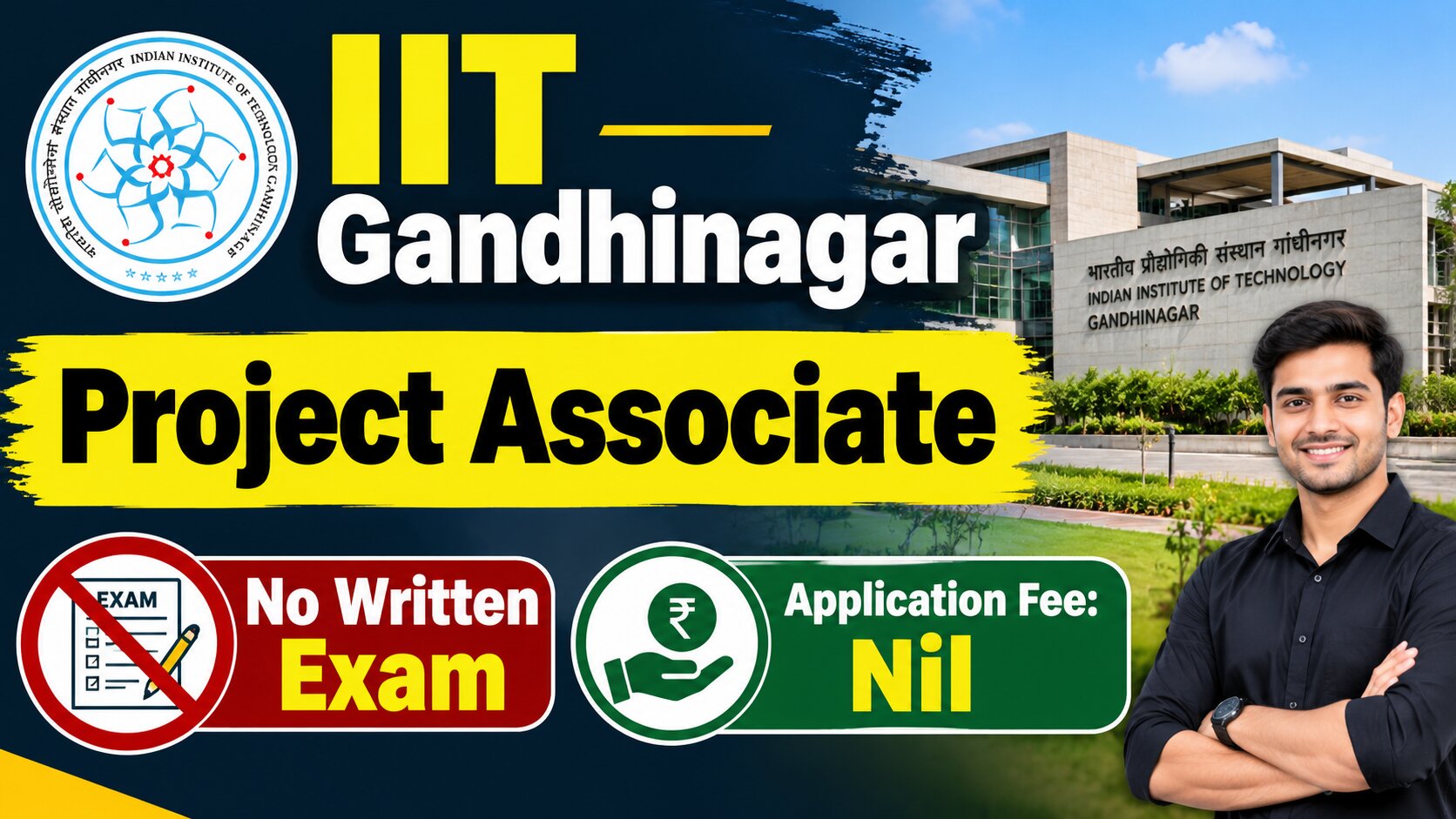 IIT Gandhinagar Project Assistant I Recruitment 2026
