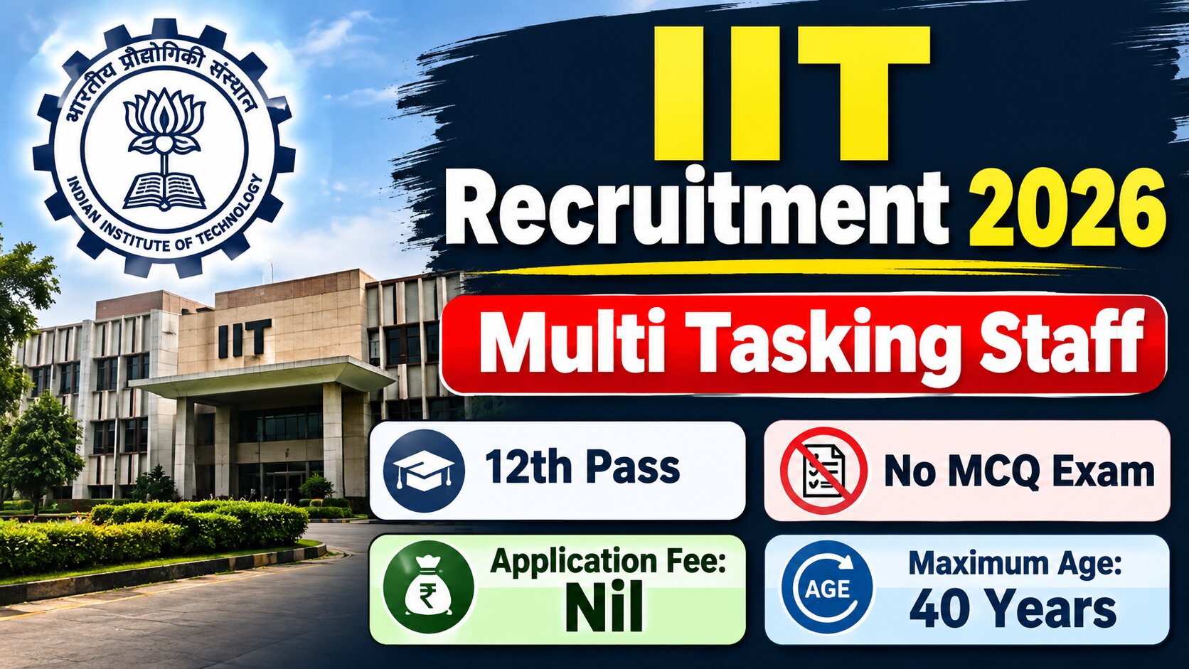 IIT Ropar MTS Recruitment 2026