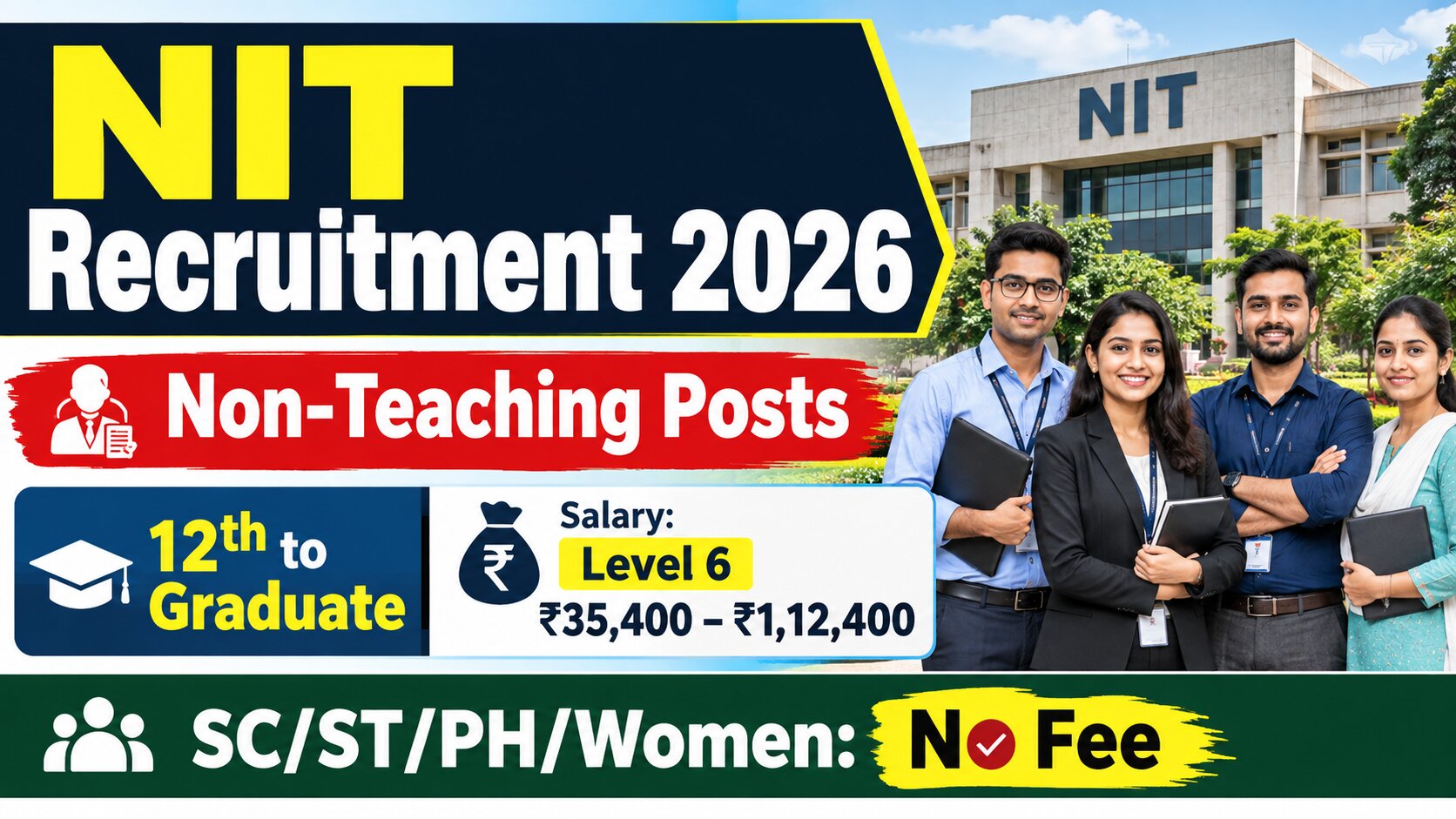 NIT Non Teaching Recruitment 2026